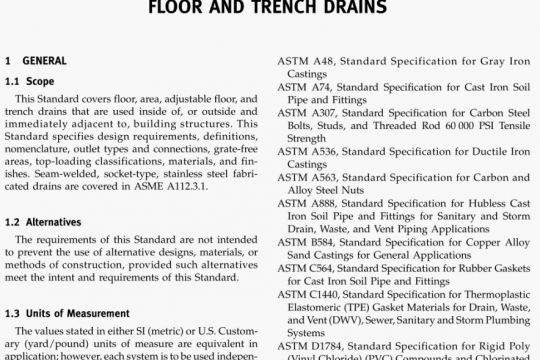 ASME A112.6.3 pdf free download