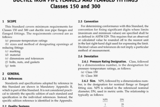 ASME B16.42 pdf free download