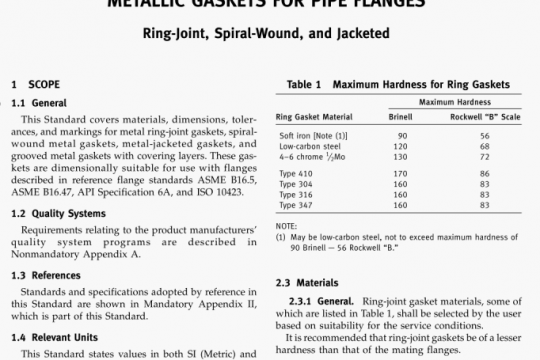 ASME B16.20 pdf free download