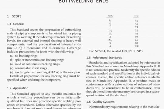 ASME B16.25 pdf free download