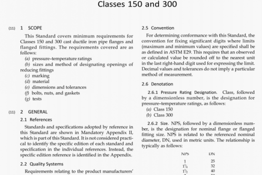 ASME B16.42 pdf free download