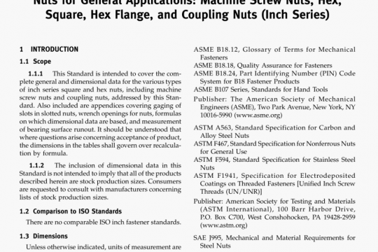 ASME B18.2.2 pdf free download