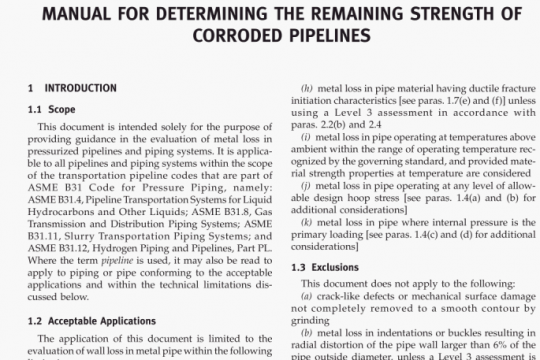 ASME B31G pdf free download