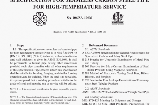 ASME SA-106 pdf free download