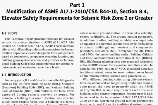 ASME TR A17.1-8.4 pdf free download