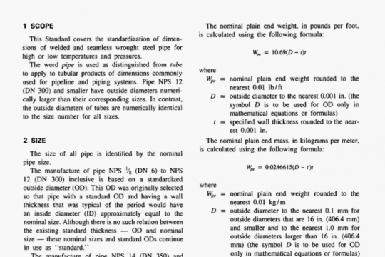 ASME B36.10M pdf free download