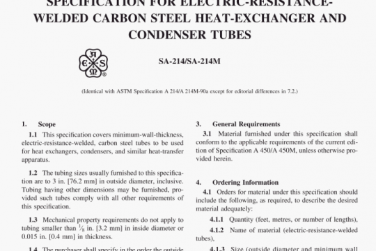 ASME SA-214 pdf free download